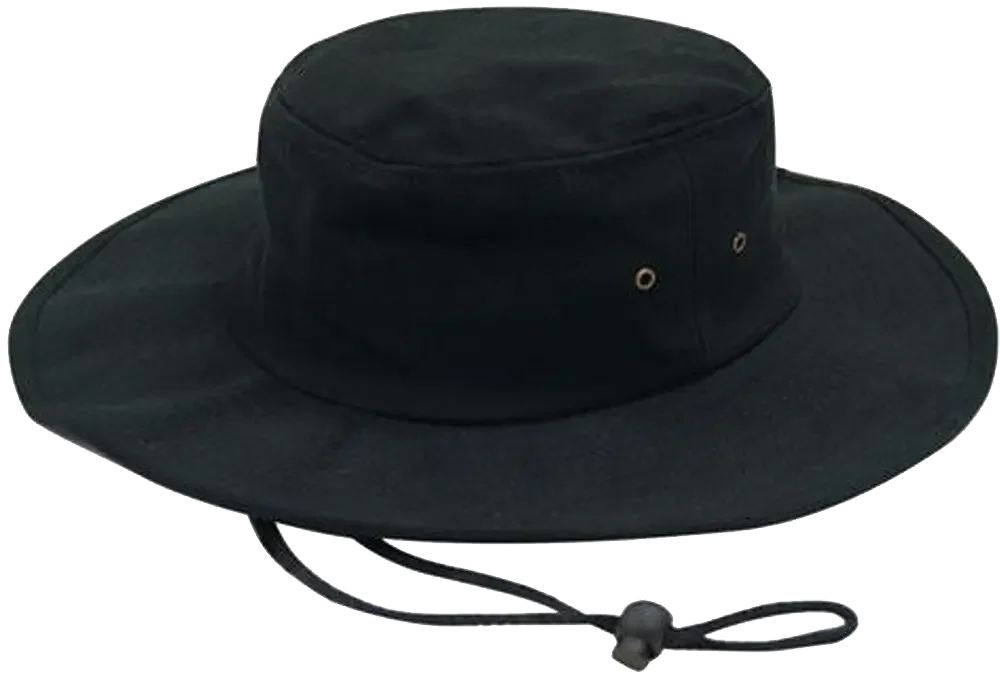 Wide-brim work hat for sun protection